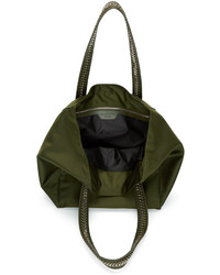 schwarze Shopper Tasche aus Nylon von Stella McCartney