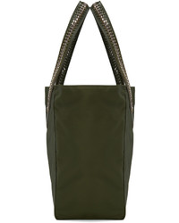 schwarze Shopper Tasche aus Nylon von Stella McCartney