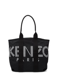 schwarze Shopper Tasche aus Nylon von Kenzo