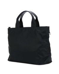 schwarze Shopper Tasche aus Nylon von Prada