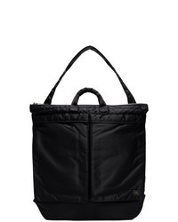 schwarze Shopper Tasche aus Nylon von PORTER, YOSHIDA & CO