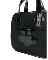 schwarze Shopper Tasche aus Nylon von Tila March