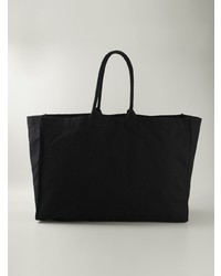 schwarze Shopper Tasche aus Segeltuch von A.F.Vandevorst