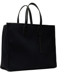 schwarze Shopper Tasche aus Segeltuch von Ferragamo