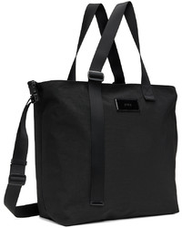 schwarze Shopper Tasche aus Segeltuch von Juun.J