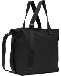 schwarze Shopper Tasche aus Segeltuch von Juun.J