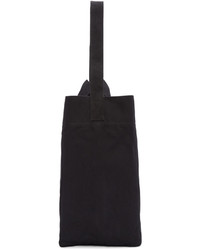 schwarze Shopper Tasche aus Segeltuch von Stella McCartney