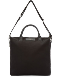 schwarze Shopper Tasche aus Segeltuch von WANT Les Essentiels