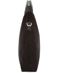 schwarze Shopper Tasche aus Segeltuch von WANT Les Essentiels