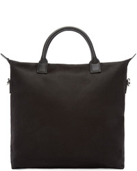 schwarze Shopper Tasche aus Segeltuch von WANT Les Essentiels