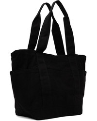 schwarze Shopper Tasche aus Segeltuch von Études