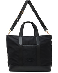 schwarze Shopper Tasche aus Segeltuch von Tom Ford