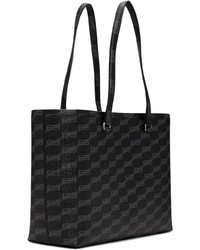 schwarze Shopper Tasche aus Segeltuch von Balenciaga