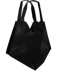 schwarze Shopper Tasche aus Segeltuch von 132 5. ISSEY MIYAKE