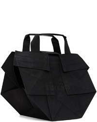 schwarze Shopper Tasche aus Segeltuch von 132 5. ISSEY MIYAKE