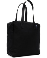 schwarze Shopper Tasche aus Segeltuch von Comme des Garcons Homme