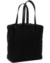 schwarze Shopper Tasche aus Segeltuch von Comme des Garcons Homme