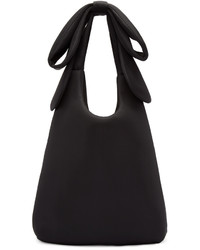 schwarze Shopper Tasche aus Segeltuch von Simone Rocha