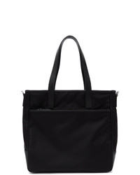 schwarze Shopper Tasche aus Segeltuch von Prada