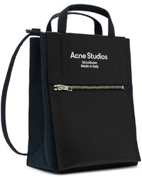schwarze Shopper Tasche aus Segeltuch von Acne Studios