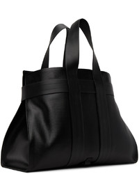 schwarze Shopper Tasche aus Segeltuch von Sunnei