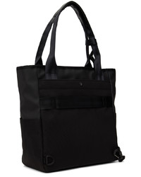 schwarze Shopper Tasche aus Segeltuch von Master-piece Co