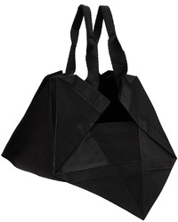 schwarze Shopper Tasche aus Segeltuch von 132 5. ISSEY MIYAKE