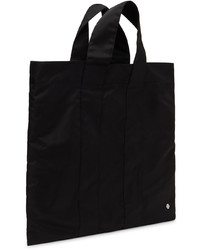 schwarze Shopper Tasche aus Segeltuch von The Row