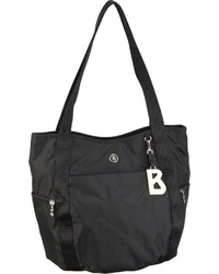 schwarze Shopper Tasche aus Segeltuch von Bogner