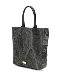 schwarze Shopper Tasche aus Segeltuch von Moschino Cheap & Chic