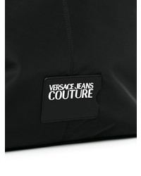 schwarze Shopper Tasche aus Segeltuch von VERSACE JEANS COUTURE