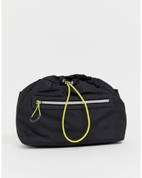 schwarze Shopper Tasche aus Segeltuch von Fiorelli