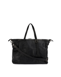 schwarze Shopper Tasche aus Segeltuch von Giorgio Brato