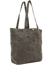 schwarze Shopper Tasche aus Segeltuch von CARHARTT WORK IN PROGRESS