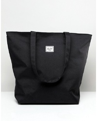 schwarze Shopper Tasche aus Segeltuch von Herschel Supply Co.