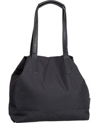 schwarze Shopper Tasche aus Segeltuch von Jost