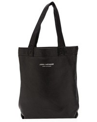 schwarze Shopper Tasche aus Segeltuch von Junya Watanabe