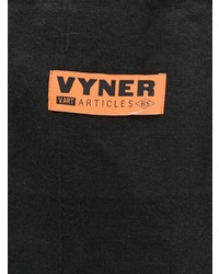 schwarze Shopper Tasche aus Segeltuch von Vyner Articles