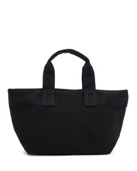 schwarze Shopper Tasche aus Segeltuch von N. Hoolywood