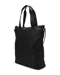 schwarze Shopper Tasche aus Segeltuch von Rick Owens DRKSHDW