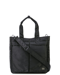schwarze Shopper Tasche aus Segeltuch von Porter-Yoshida & Co