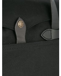 schwarze Shopper Tasche aus Segeltuch von Filson