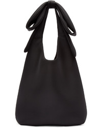 schwarze Shopper Tasche aus Segeltuch von Simone Rocha