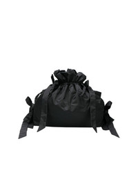schwarze Shopper Tasche aus Segeltuch von Simone Rocha