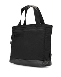 schwarze Shopper Tasche aus Segeltuch von As2ov