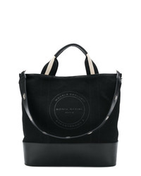 schwarze Shopper Tasche aus Segeltuch von Sonia Rykiel