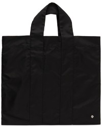 schwarze Shopper Tasche aus Segeltuch von The Row