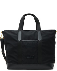schwarze Shopper Tasche aus Segeltuch von Tom Ford