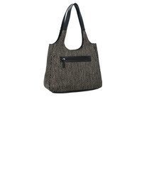 schwarze Shopper Tasche aus Segeltuch von Tom Tailor Denim