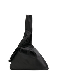 schwarze Shopper Tasche aus Segeltuch von Tory Burch